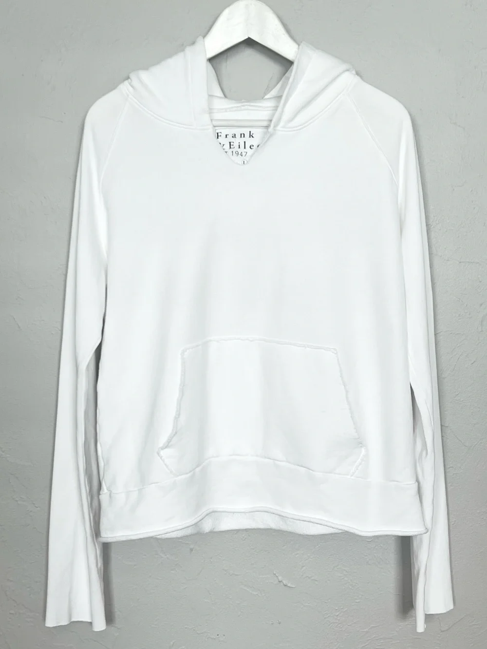Frank & Eileen Melanie Triple Fleece Essential Hoodie Vintage White L